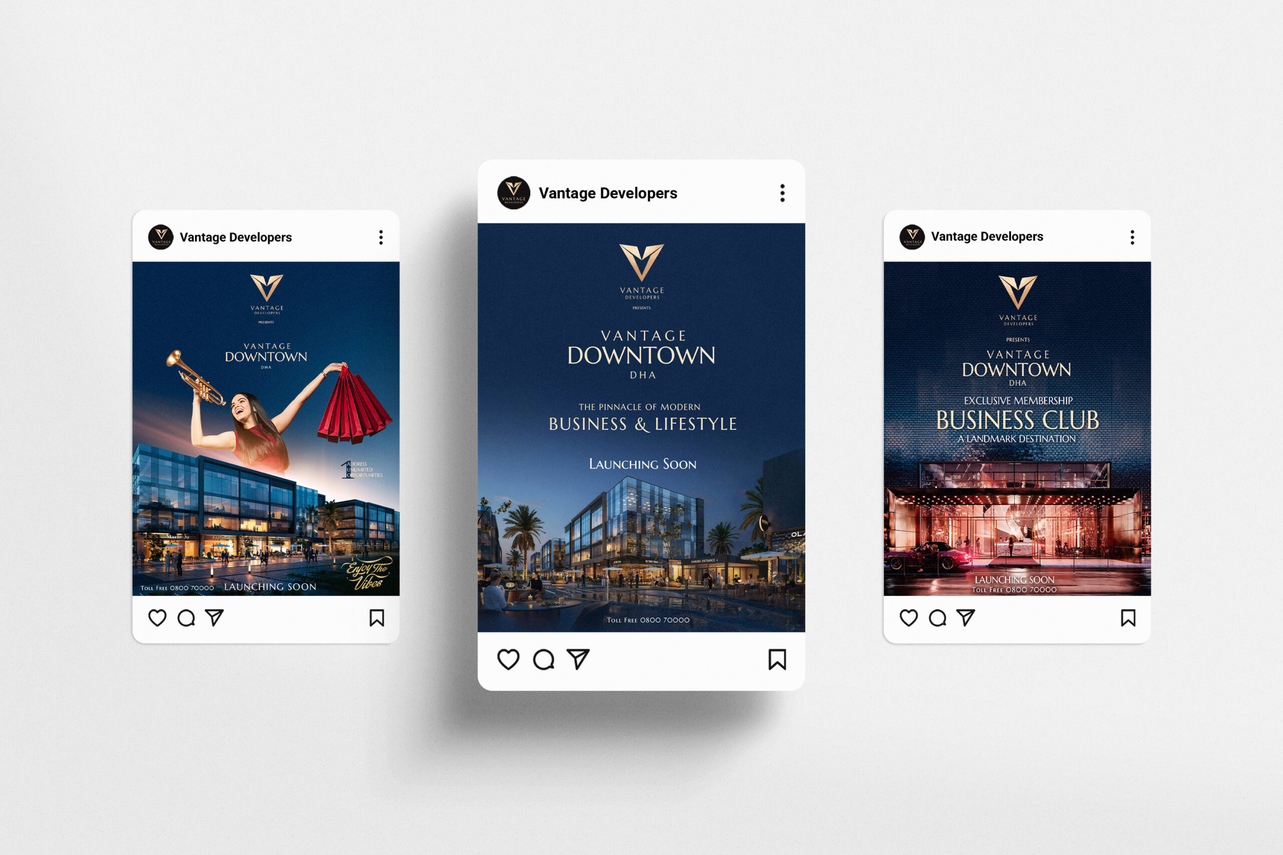 Instagram Portrait Post UI Mockup 2